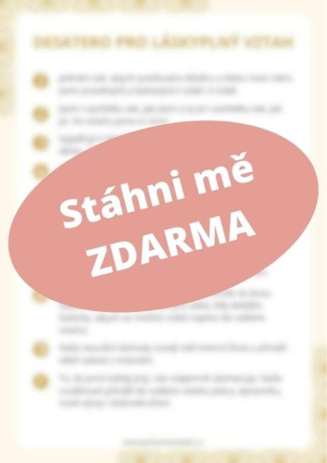 partnerské desatero ke stažení